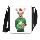 Олень новогодний в свитере