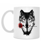 Волк с розой