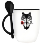 Кружка с ложкой