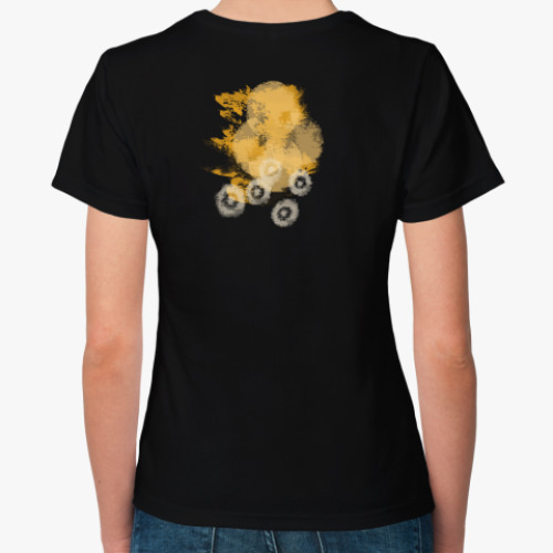 Женская футболка Абстракция.  Цвет.