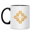 Кружка двухцветная