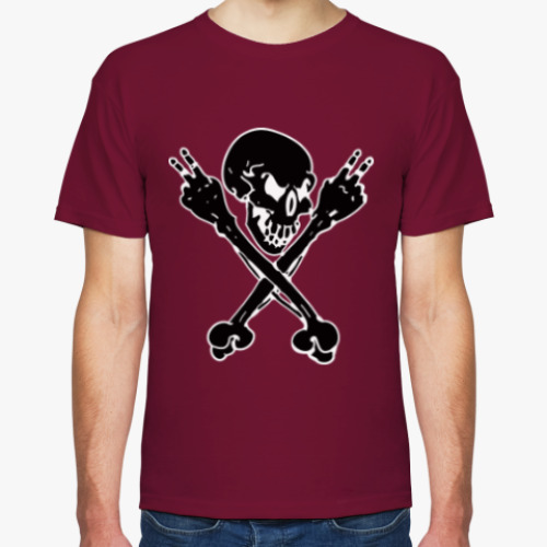 Футболка с принтом Rock