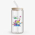 Банка с бамбуковой крышкой