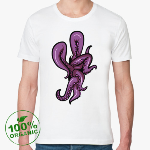 Футболка из органик-хлопка с принтом Внутри каждого живёт Ктулху