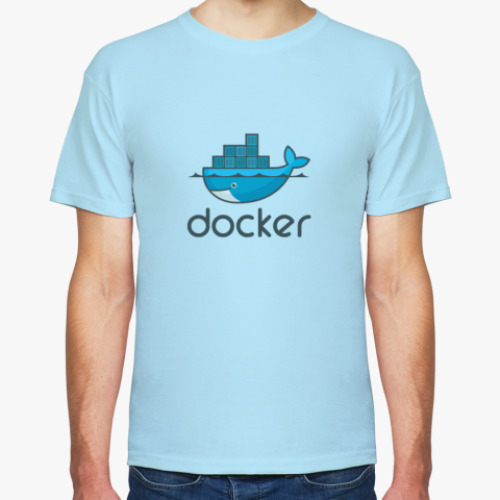 Футболка с принтом Docker