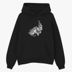 Толстовка худи оверсайз