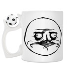 Кружка с футбольным мячиком