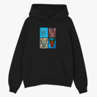 Толстовка худи оверсайз