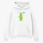 Толстовка худи оверсайз