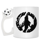 Кружка с футбольным мячиком