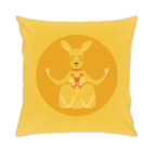 Подушка 35x35 см Animal Zen: K is for Kangaroo