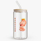 Банка с бамбуковой крышкой