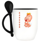 Кружка с ложкой