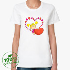 Женская футболка органик