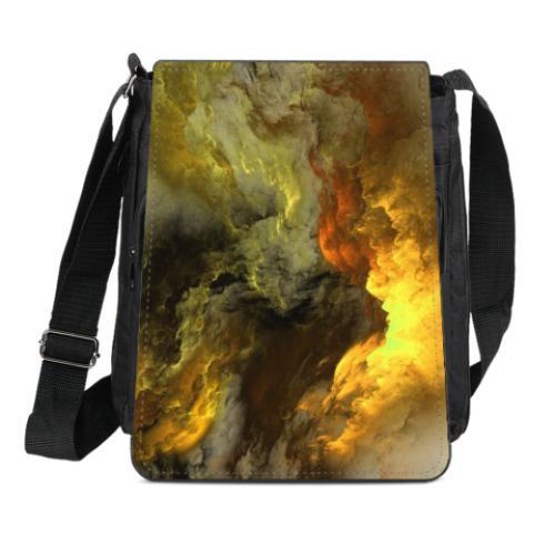 Сумка-планшет с принтом Абстракция