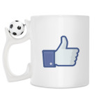 Кружка с футбольным мячиком