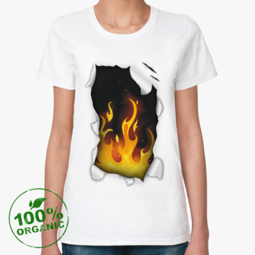 Женская футболка из органик-хлопка Языки