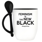 Кружка с ложкой