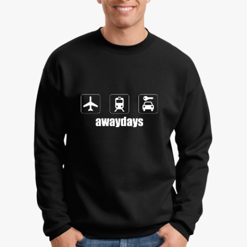 Свитшот с принтом awaydays - TRAVEL
