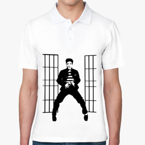 Рубашка поло с принтом Elvis