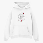 Толстовка худи оверсайз