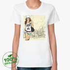 Женская футболка органик