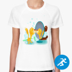 Женская спортивная футболка