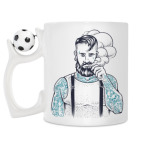 Кружка с футбольным мячиком