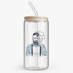 Банка с бамбуковой крышкой