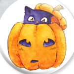 Тыква с Котиком
