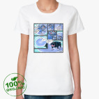 Женская футболка органик
