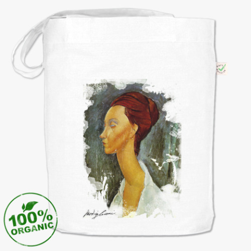 Сумка шоппер с принтом женщина