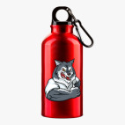 Металлическая бутылка 400 мл UV-DTF