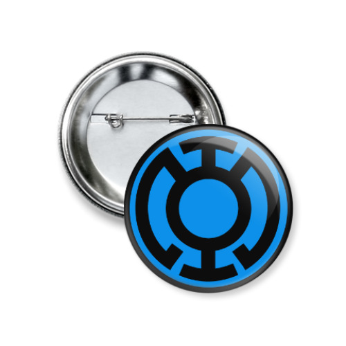 Значок 37мм с принтом Blue lantern