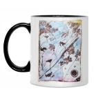 Кружка двухцветная