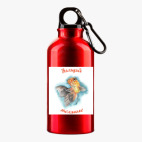 Металлическая бутылка 400 мл UV-DTF