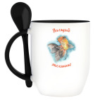 Кружка с ложкой