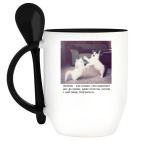 Кружка с ложкой