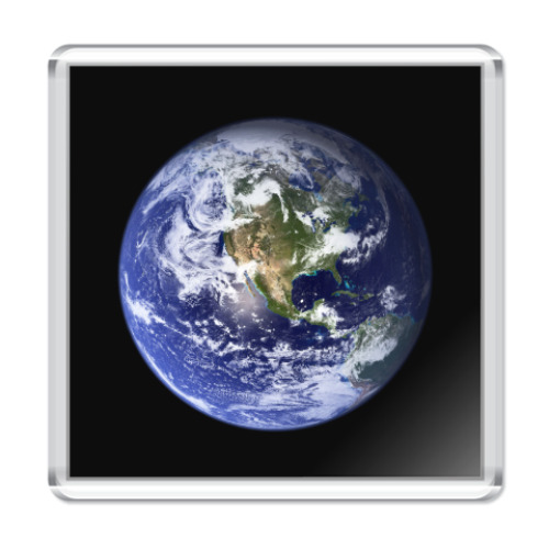 Магнит с принтом Земля