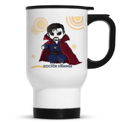 Кружка-термос с принтом Doctor Strange ( Benedict Cumberbatch )