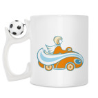 Кружка с футбольным мячиком