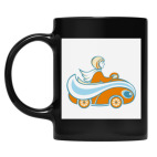 Кружка цветная UV-DTF