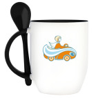 Кружка с ложкой