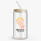 Банка с бамбуковой крышкой