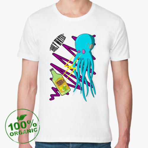 Футболка из органик-хлопка с принтом Holy Water