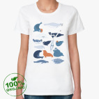 Женская футболка органик