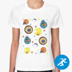 Женская спортивная футболка