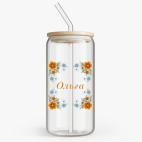 Банка с бамбуковой крышкой