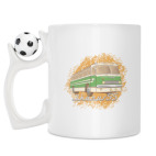 Кружка с футбольным мячиком