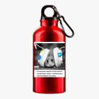 Металлическая бутылка 400 мл UV-DTF